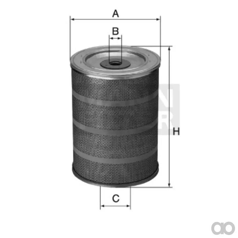 Mann-Filter - H 34 1070/15 - Flüssigkeitsfilterelement