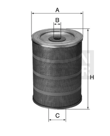 Mann-Filter - H 34 1158/40 - Flüssigkeitsfilterelement
