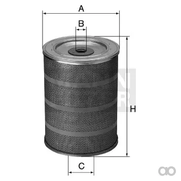 Mann-Filter - H 34 1380/15 - Ölfilterelement