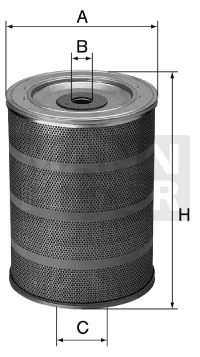 Mann-Filter - H 34 2280/14 KIT - Flüssigkeitsfilterelement