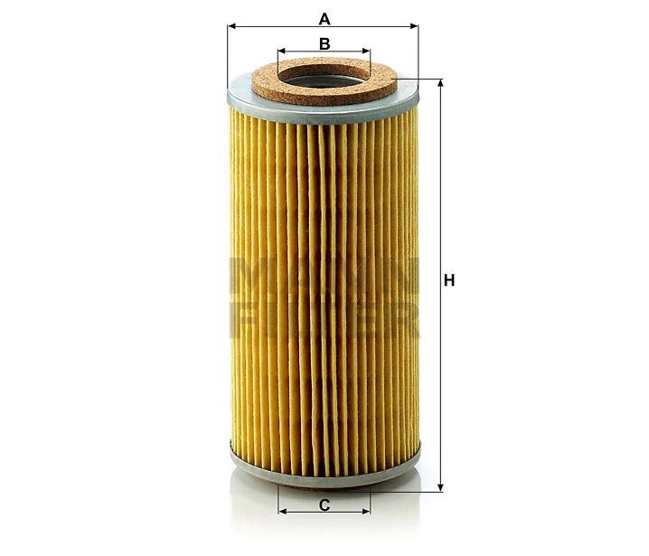 Mann-Filter - H 804 x - Flüssigkeitsfilterelement