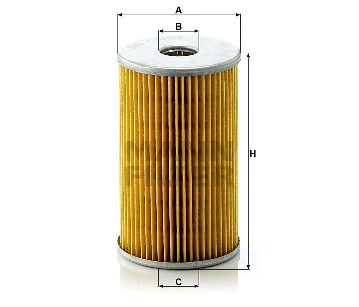 Mann-Filter - H 820/3 x - Flüssigkeitsfilterelement