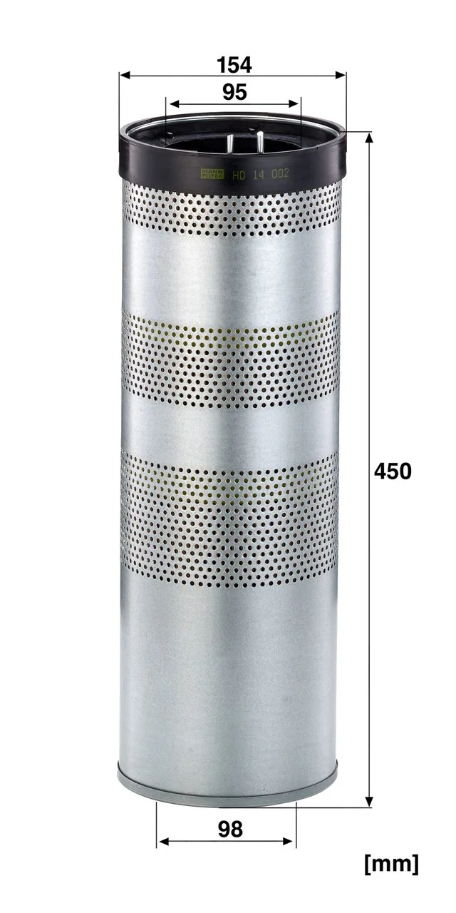 Mann-Filter - HD 14 002 x - Hydraulikfilterelement