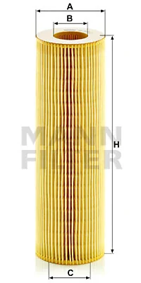 Mann-Filter - HU 1077/2 x - Ölfilterelement (metallfrei)