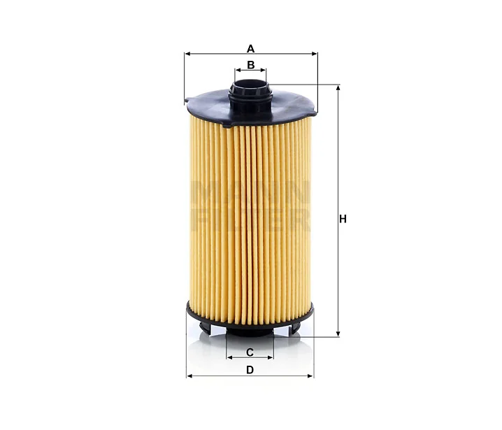 Mann-Filter - HU 12 007 x - Flüssigkeitsfilterelement (metallfrei)