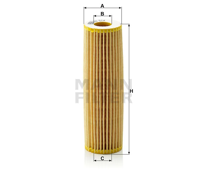 Mann-Filter - HU 514 x - Ölfilterelement, metallfrei