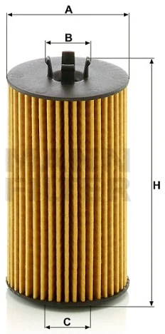 Mann-Filter - HU 6019 z - Flüssigkeitsfilterelement (metallfrei)