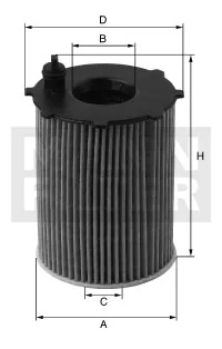 Mann-Filter - HU 7016 x - Flüssigkeitsfilterelement (metallfrei)