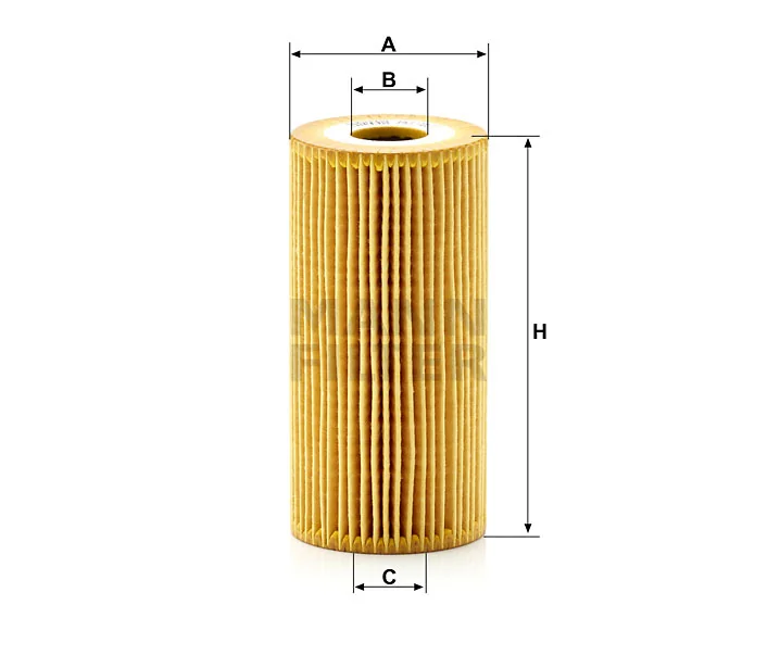 Mann-Filter - HU 7027 z - Flüssigkeitsfilterelement (metallfrei)