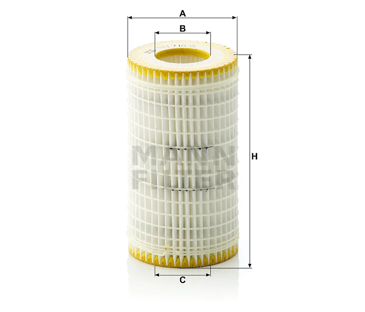 Mann-Filter - HU 718/5 x - Ölfilterelement (metallfrei)