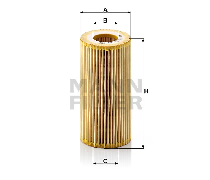 Mann-Filter - HU 719/8 y - Flüssigkeitsfilterelement (metallfrei)