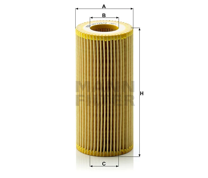 Mann-Filter - HU 721/3 x - Flüssigkeitsfilterelement (metallfrei)