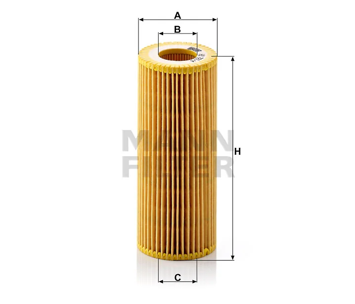 Mann-Filter - HU 721/4 x - Flüssigkeitsfilterelement (metallfrei)
