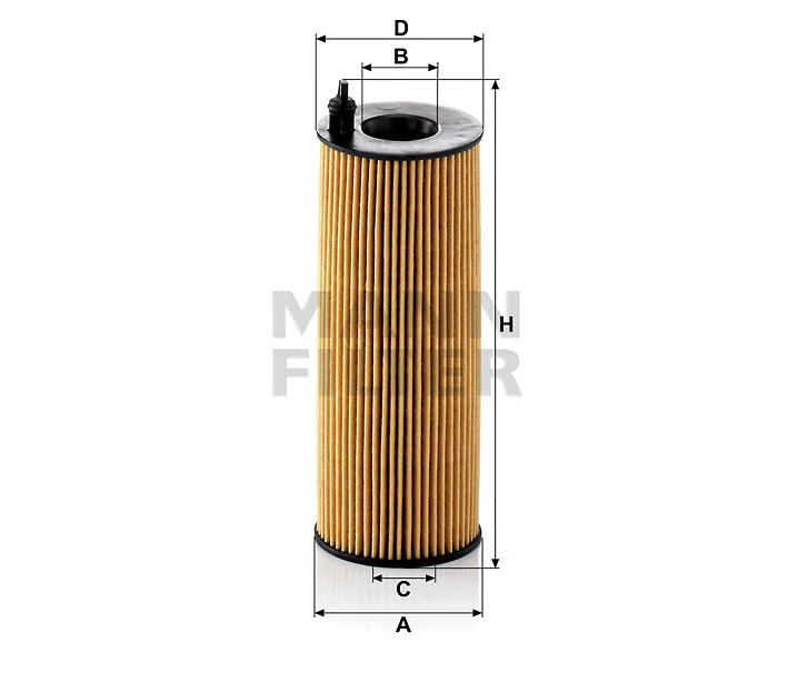 Mann-Filter - HU 721/5 x - Flüssigkeitsfilterelement (metallfrei)