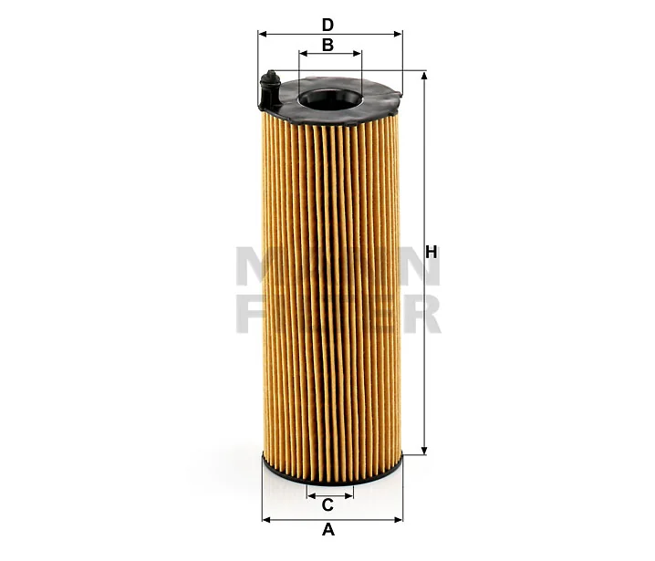 Mann-Filter - HU 8001 x - Flüssigkeitsfilterelement (metallfrei)