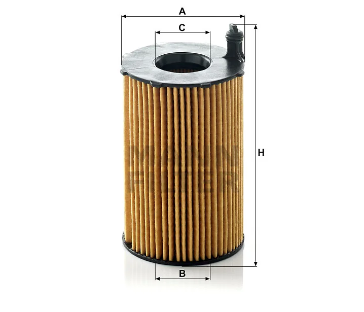 Mann-Filter - HU 8005 z - Flüssigkeitsfilterelement (metallfrei)