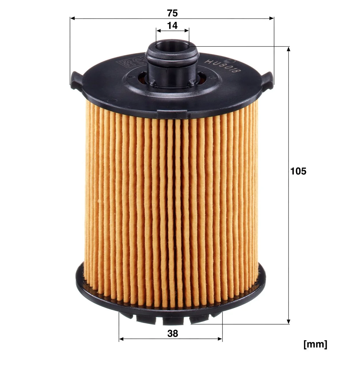 Mann-Filter - HU 8018 z - Ölfilterelement