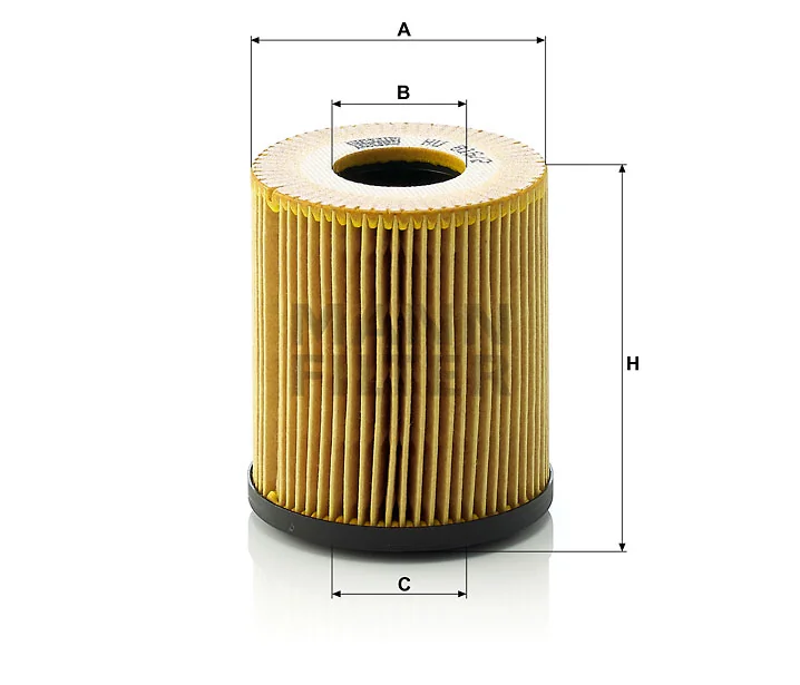 Mann-Filter - HU 816/2 x - Flüssigkeitsfilterelement (metallfrei)
