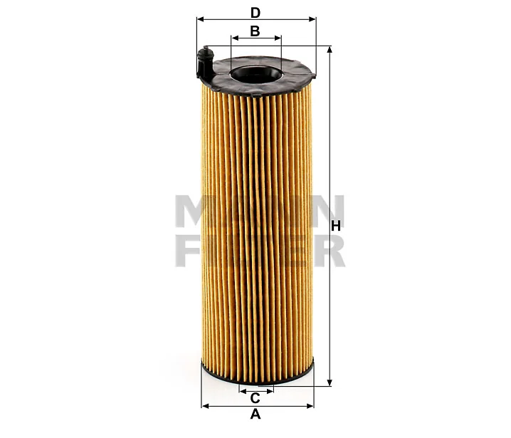 Mann-Filter - HU 831 x - Flüssigkeitsfilterelement (metallfrei)
