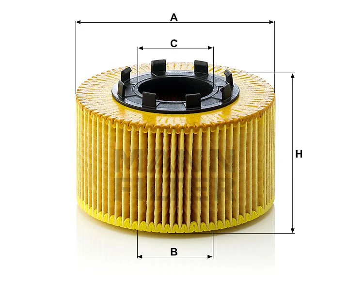 Mann-Filter - HU 920 x - Flüssigkeitsfilterelement (metallfrei)