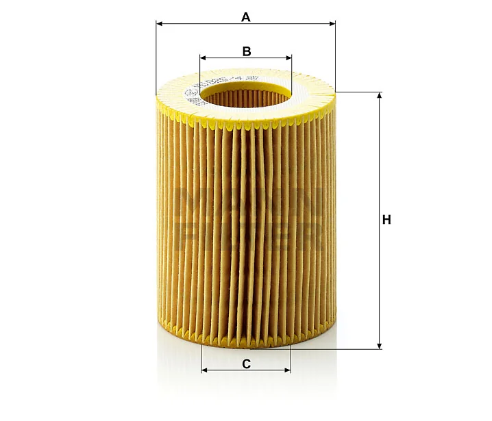 Mann-Filter - HU 925/4 x - Flüssigkeitsfilterelement (metallfrei)