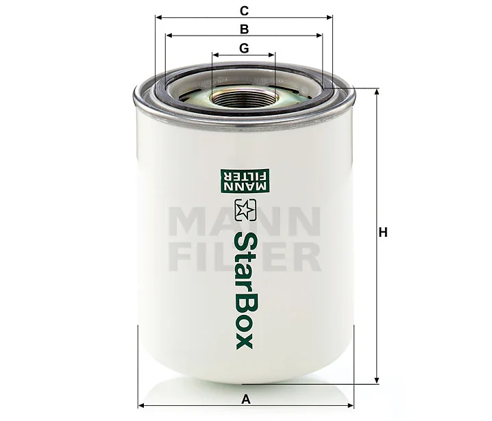Mann-Filter - LB 1374/21 - Luftentölbox (StarBox)