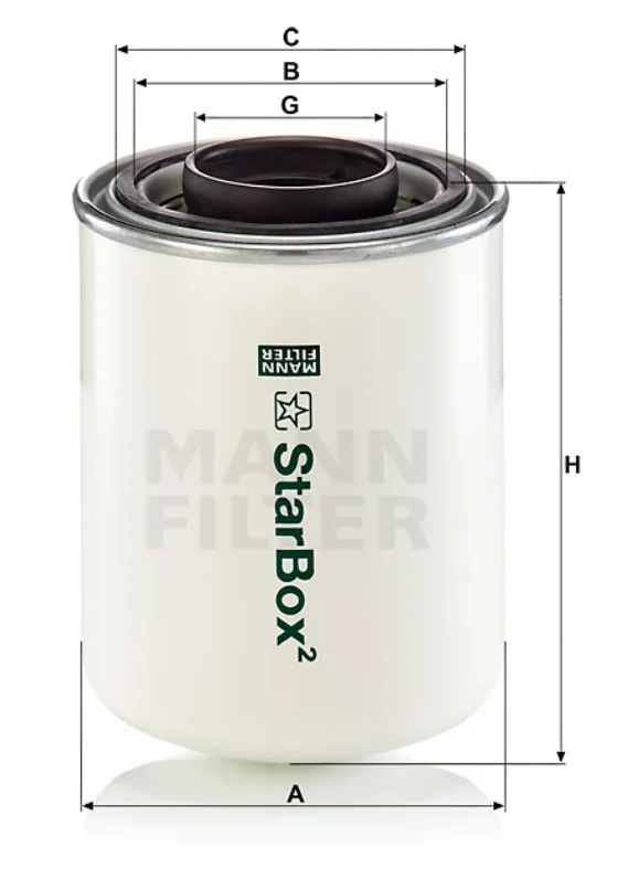 Mann-Filter - LB 1374/30 - Luftentölbox (StarBox)