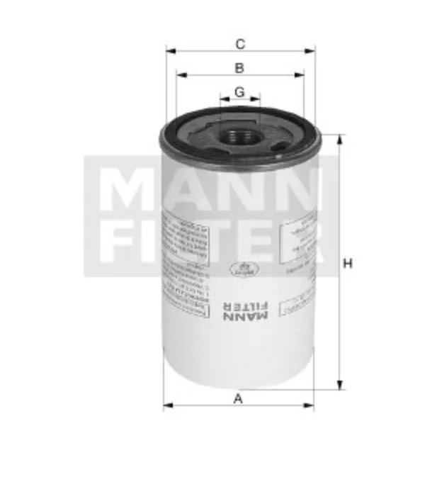 Mann-Filter - LB 1374/6 - Luftentölbox