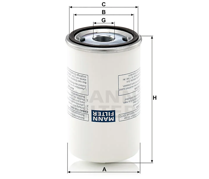 Mann-Filter - LB 719/4 - Luftentölbox