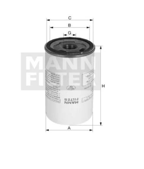 Mann-Filter - LB 962/11 - Luftentölbox