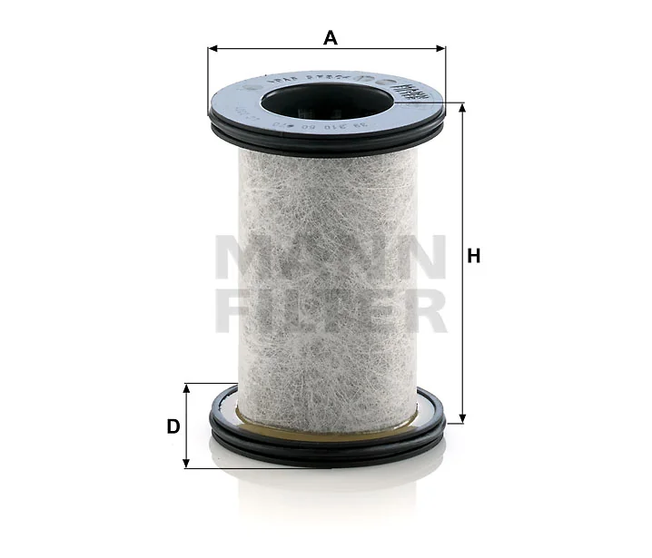 Mann-Filter - LC 7201 x - Ölabscheiderelement (ProVent 150)