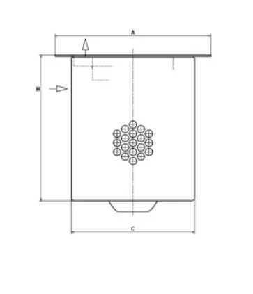Mann-Filter - LE 13 009 x - Luftentölelement 49 002 55 371