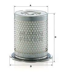 Mann-Filter - LE 13 014 x - Luftentölelement (inkl. Dichtung)