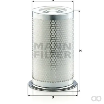 Mann-Filter - LE 30 005 x - Luftentölelement