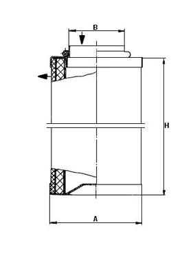 Mann-Filter - LE 4009 - Luftentölelement 49 000 55 671