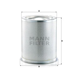 Mann-Filter - LE 57 006 x - Luftentölelement 49 425 53 101