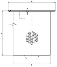 Mann-Filter - LE 6009 x - Luftentölelement (inkl. Dichtung)