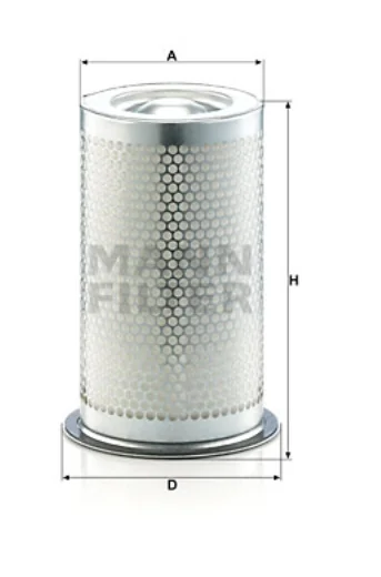 Mann-Filter - LE 61 002 x - Luftentölelement (inkl. Dichtung)