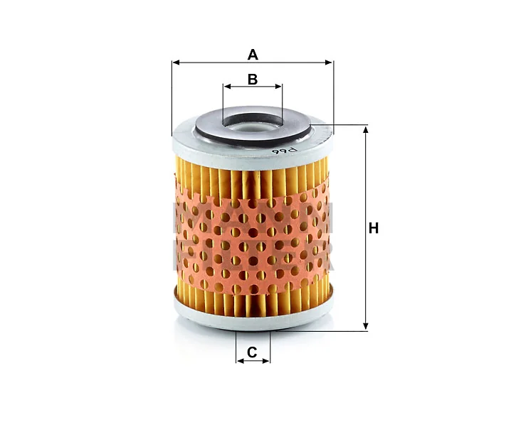 Mann-Filter - P 66 x - Kraftstofffilterelement
