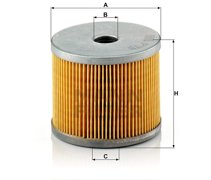 Mann-Filter - P 78 x - Kraftstofffilterelement