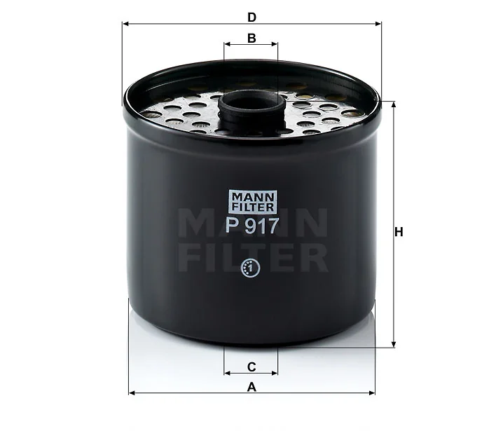 Mann-Filter - P 917 x - Kraftstofffilterelement