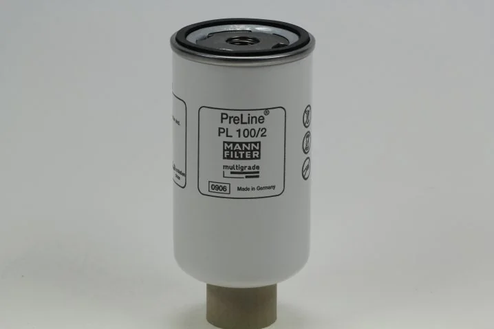 Mann-Filter - PL 100/2 - Kraftstofffilter SpinOn (Vorfilter)