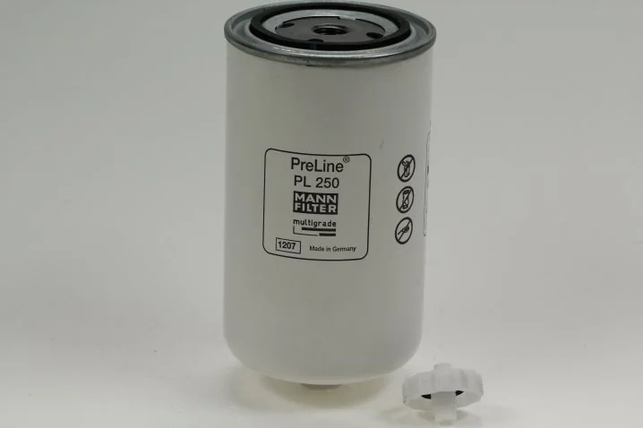 Mann-Filter - PL 250 - Kraftstofffilter SpinOn (Vorfilter)