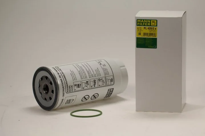 Mann-Filter - PL 420/2 x - Kraftstofffilter SpinOn (Vorfilter)