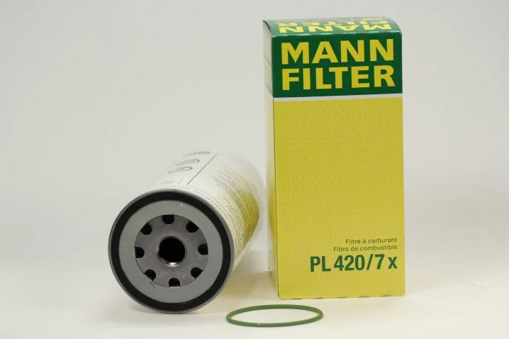Mann-Filter - PL 420/7 x - Kraftstofffilter SpinOn (Vorfilter)