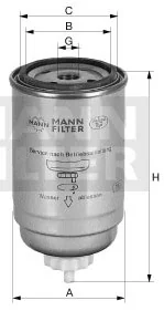 Mann-Filter - PL 9100 - Kraftstoffwechselfilter