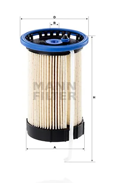 Mann-Filter - PU 10 011 z - Kraftstofffilterelement (metallfrei)