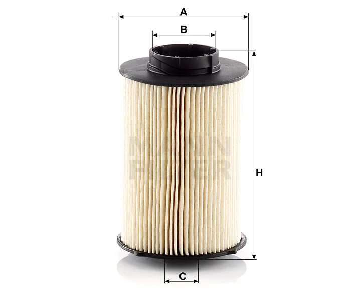 Mann-Filter - PU 10 020 x - Kraftstofffilterelement, metallfrei