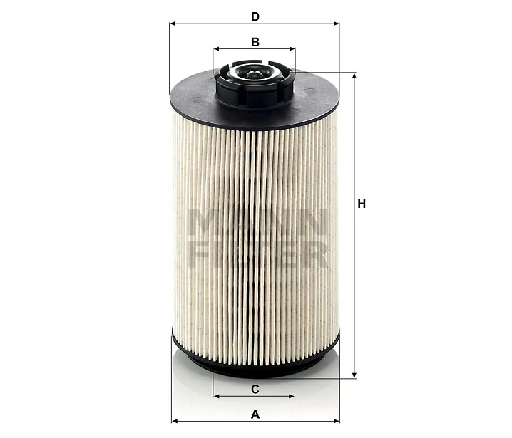 Mann-Filter - PU 1058 x - Kraftstofffilterelement (metallfrei)