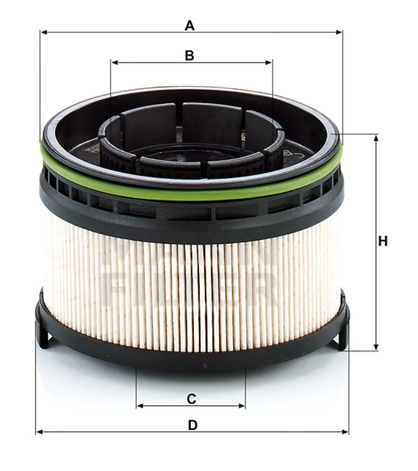 Mann-Filter - PU 11 002 z KIT - Kraftstofffilterelement (Servicekit)